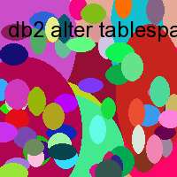 db2 alter tablespace